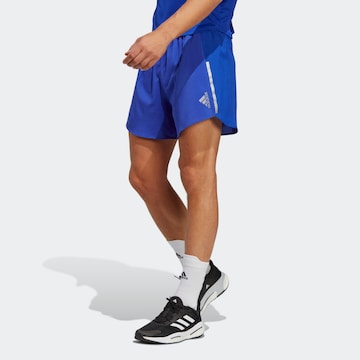 ADIDAS SPORTSWEAR Regular Sporthose 'Designed 4 Running' in Blau: predná strana