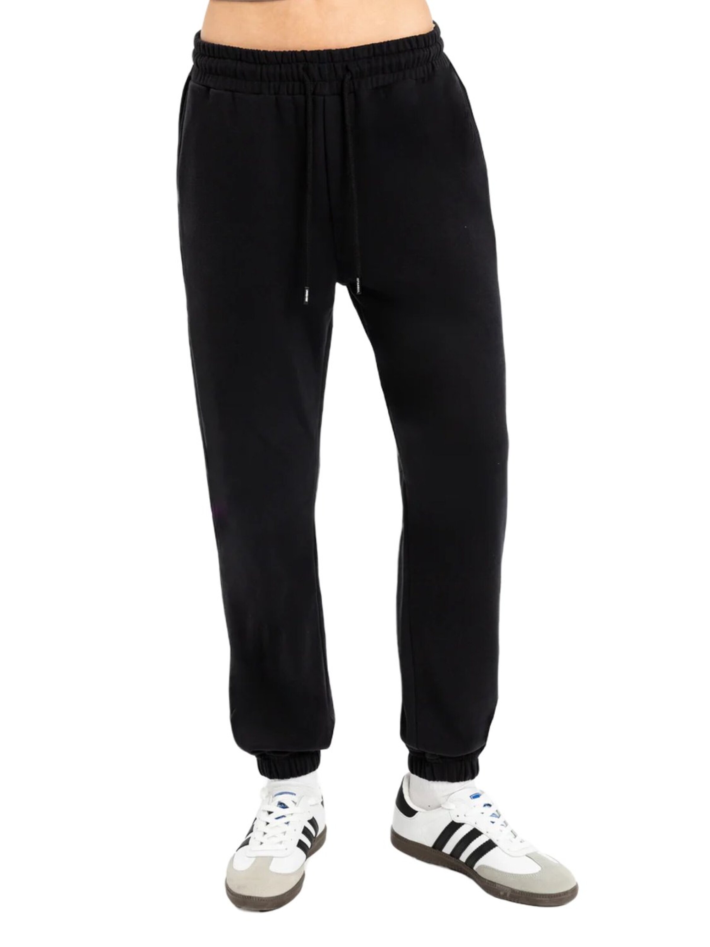 UNIQVIBE Regular Chino in Zwart