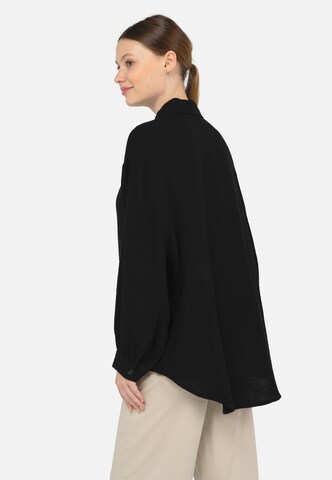 FRESHLIONS Regular fit Blouse 'Honari' in Black