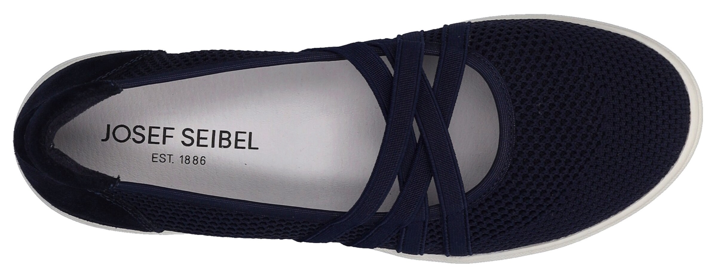 JOSEF SEIBEL Ballet Flats with Strap in Blue