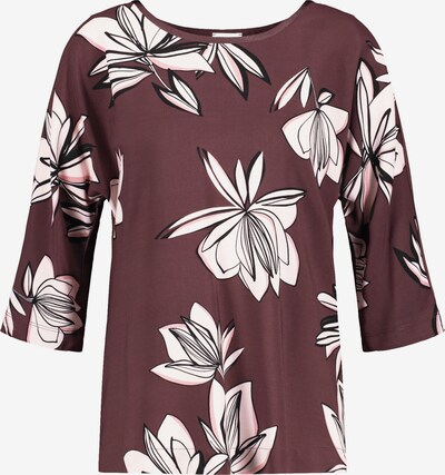 GERRY WEBER T-Shirt in aubergine / rosa / schwarz, Produktansicht