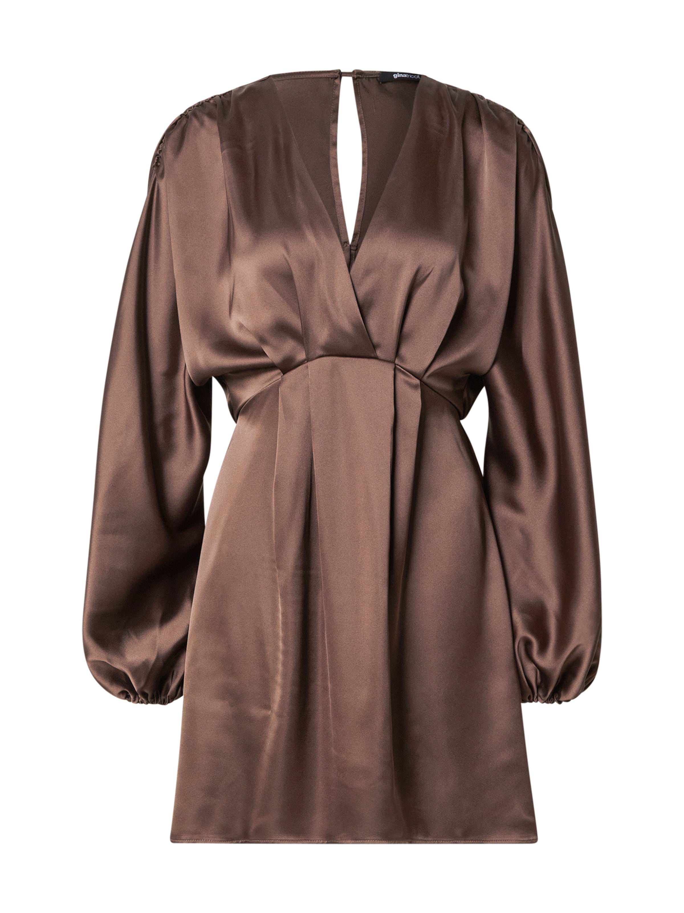 Gina Tricot Kleid in Braun: Vorderseite