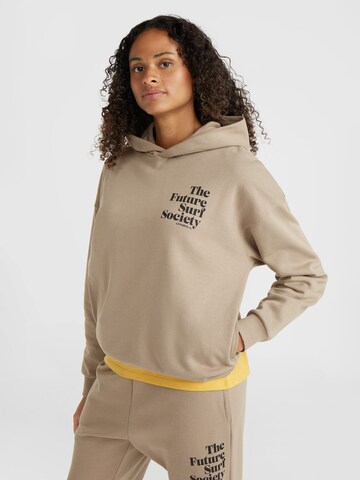 Sweat-shirt 'Future Surf Society' O'NEILL en marron : devant