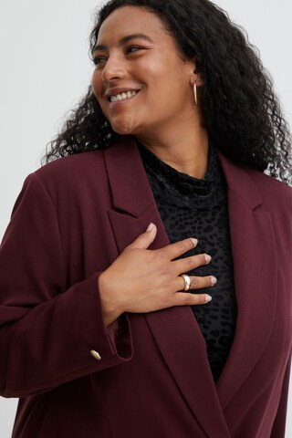 Blazer Fransa Curve en rouge