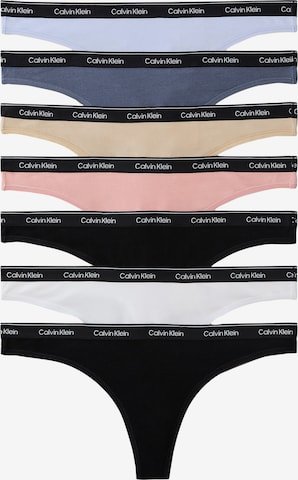 Calvin Klein Underwear String in Beige: voorkant