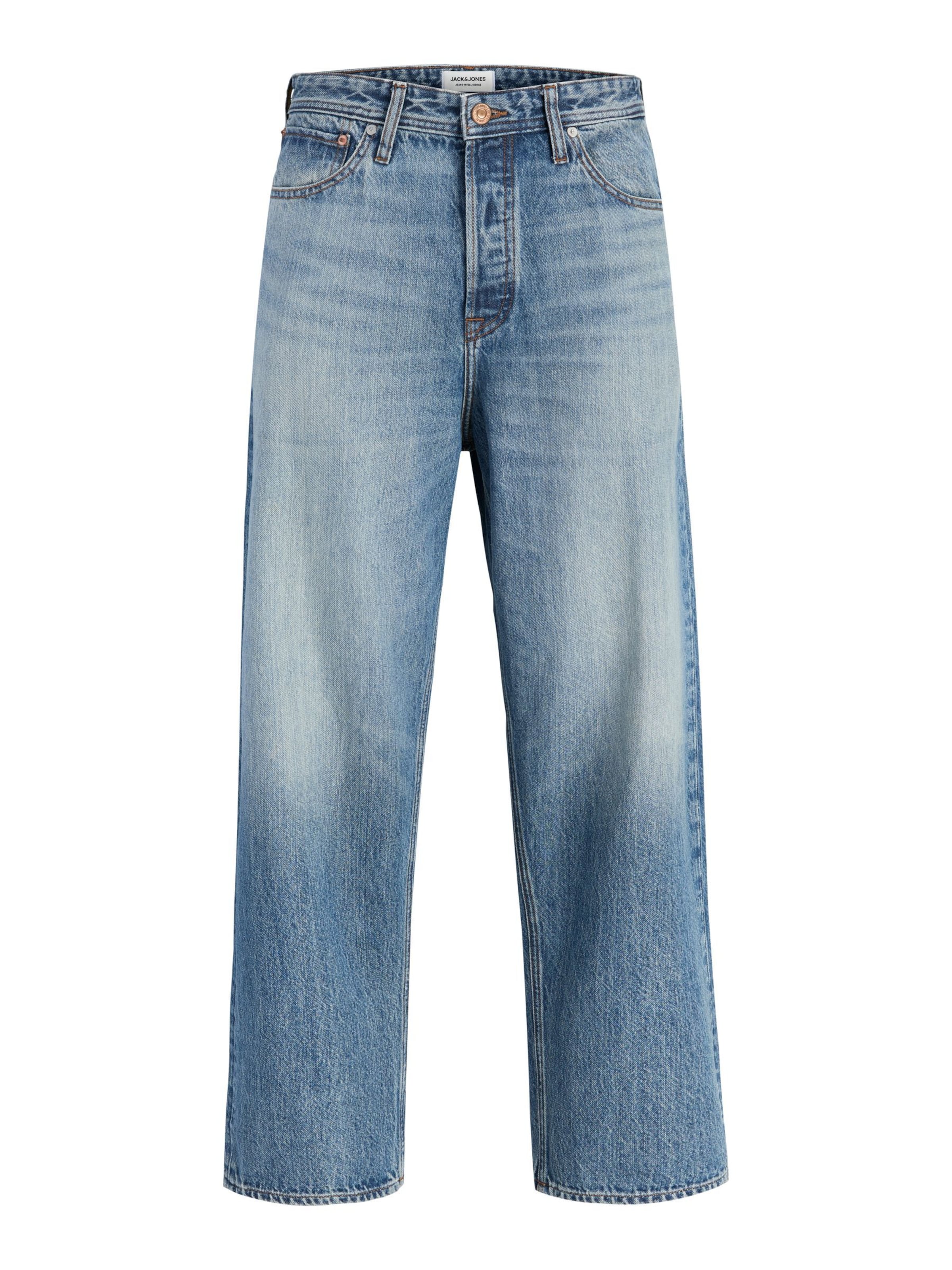 JACK & JONES Baggy Jeans 'JJIAlex JJOriginal' in Blue: front