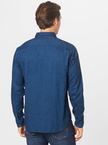 HOLLISTER Slim Fit Hemd in Blau