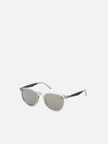 TIMBERLAND Zonnebril 'Timberland TB9235 Dark havana 53/19/145 MAN Sunglasses' in Transparant