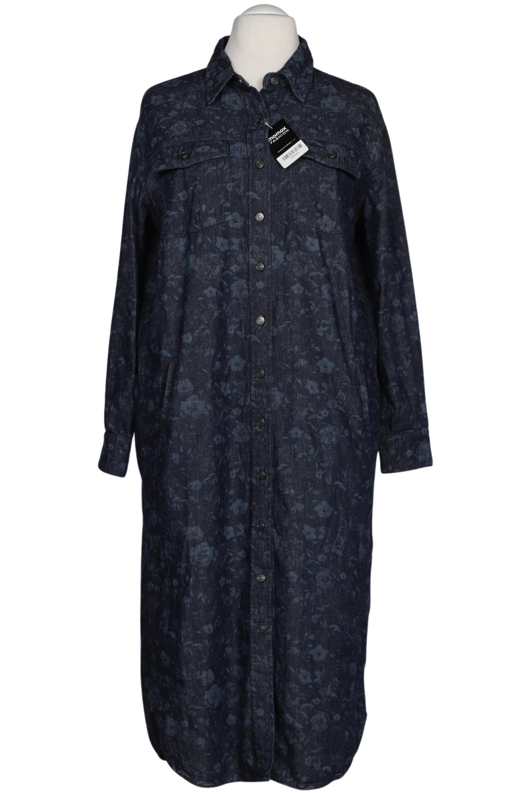 7 for all mankind Kleid L in Blau: Vorderseite