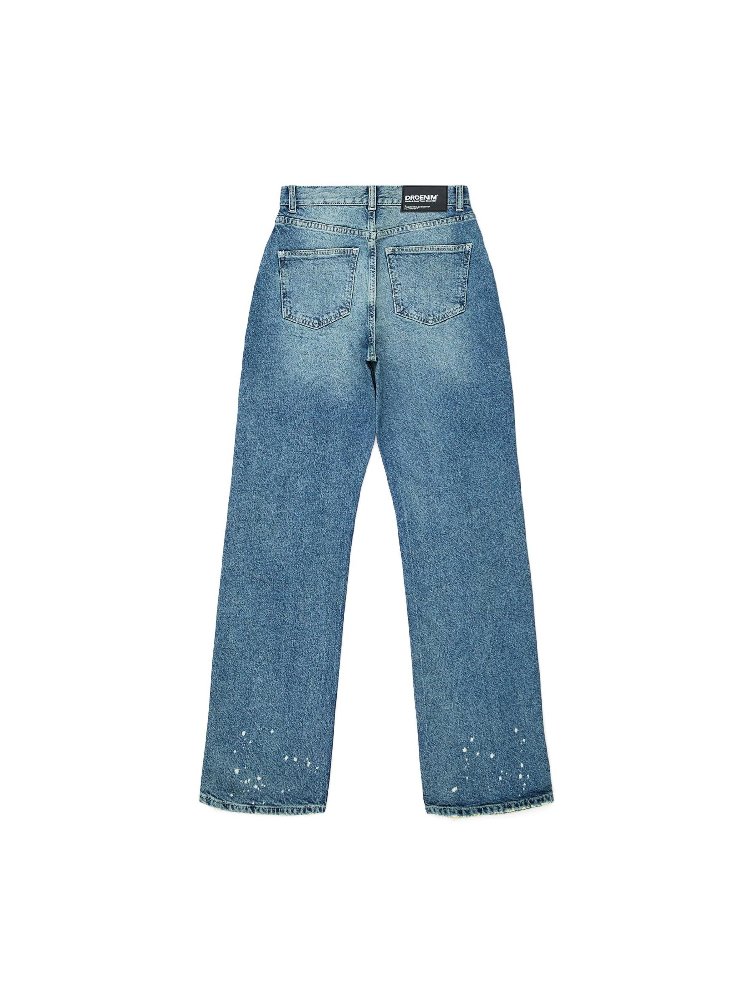 Dr. Denim Regular Jeans 'Echo High Straight' in Blauw