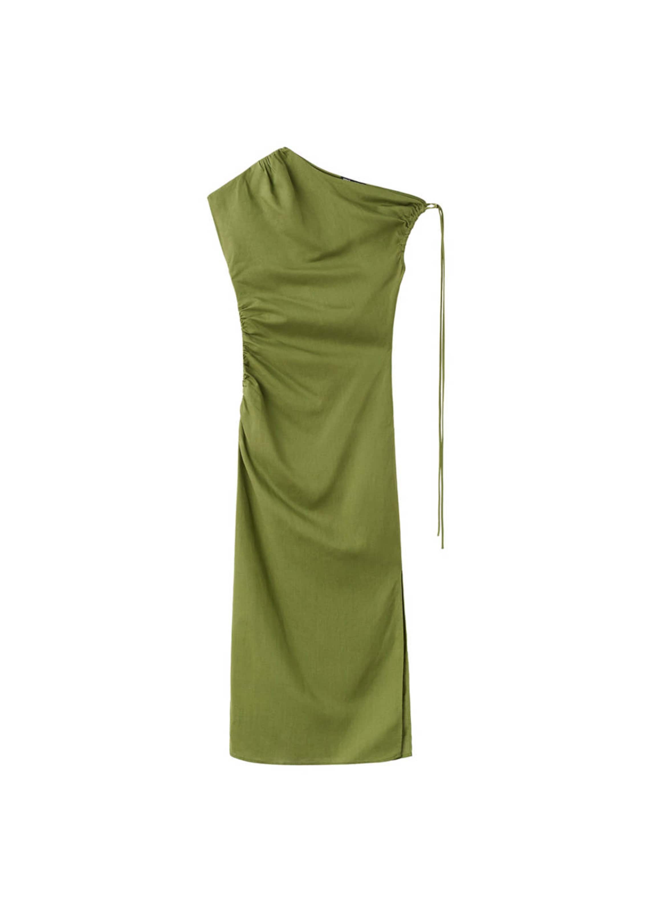 MANGO Kleid in Grün: Vorderseite