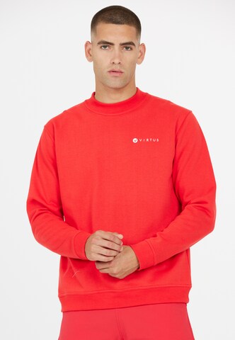 Virtus Sweatshirt 'Dereck' in Rood: voorkant