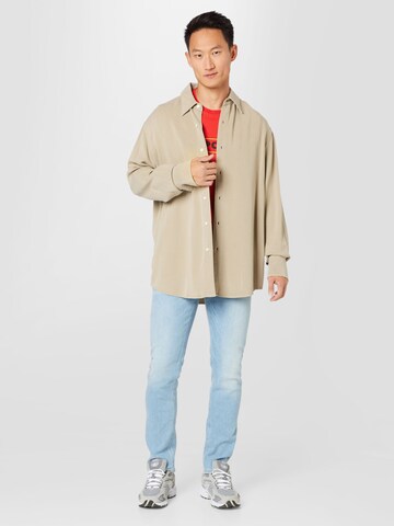 HOPE Regular fit Button Up Shirt in Beige