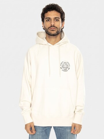 EDWIN Sweatshirt 'Music Channel Hoodie Sweat Whisper White'‌‌‌‌‌‌‌ in Weiß: Vorderseite