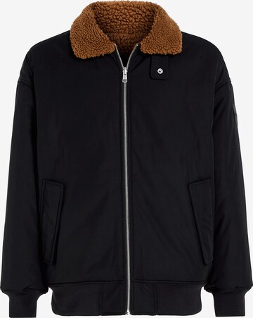 Calvin Klein Jeans Between-Season Jacket in Black: front