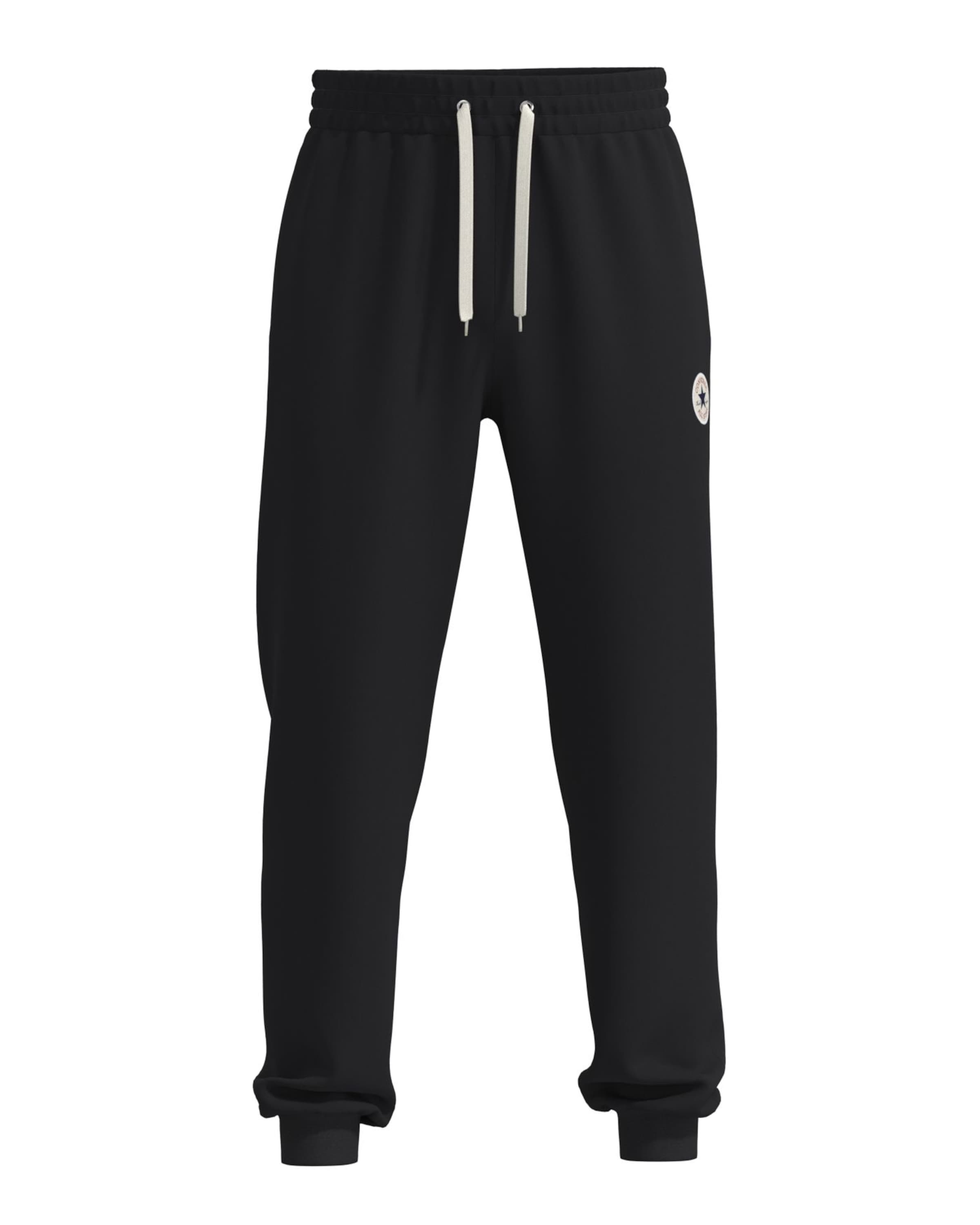 CONVERSE Tapered Pants in Black: front