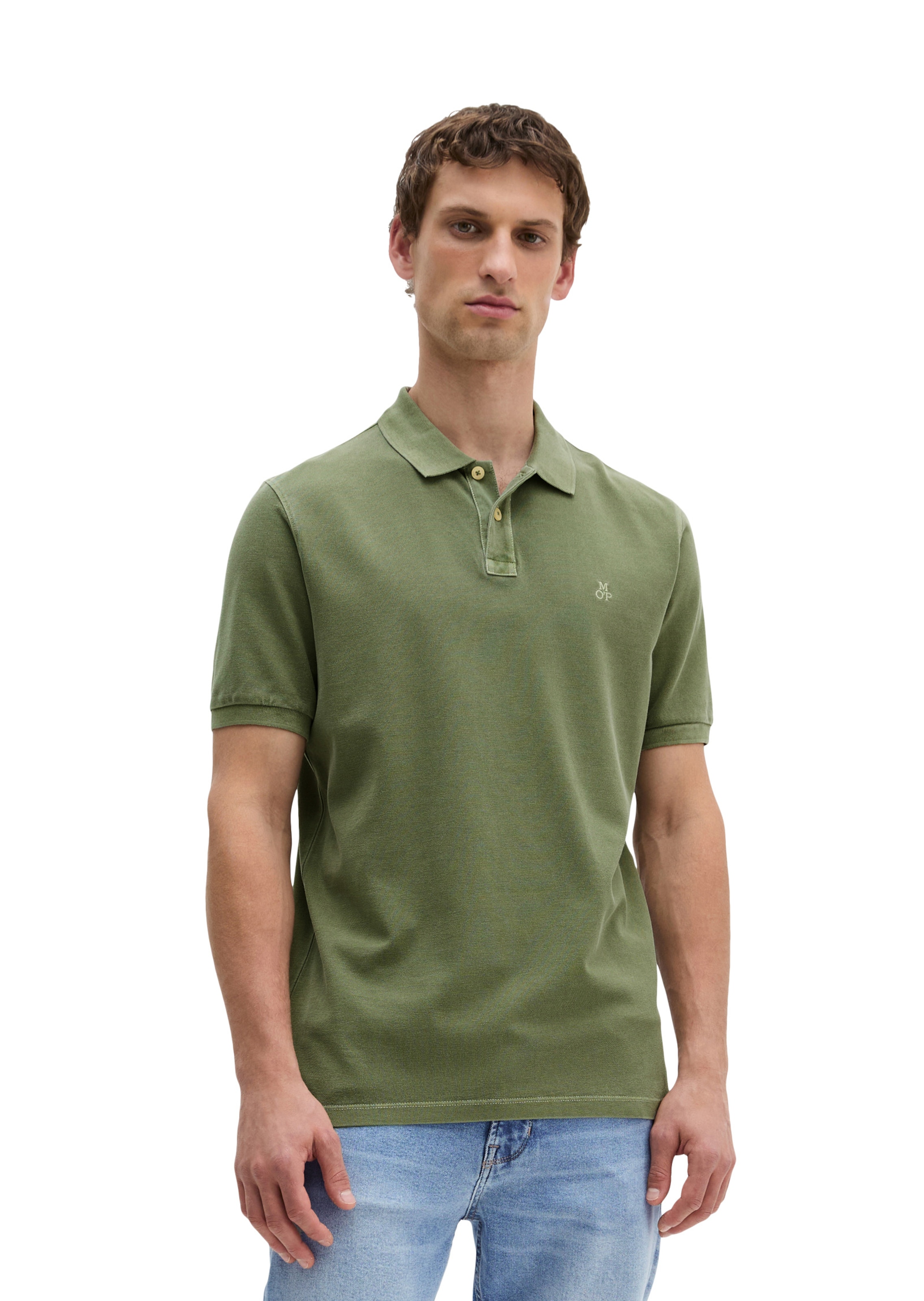 Marc O'Polo Shirt in Groen: voorkant
