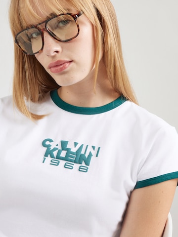 Calvin Klein Jeans Shirt '1968' in Wit