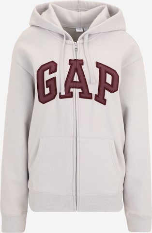 Gap Tall Mikina 'HERITAGE' – šedá: přední strana