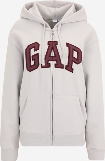 Gap Tall Casaco em moletão 'HERITAGE' em cinzento / bordeaux, Vista do artigo