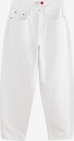 balta Next „Baggy“ Džinsai: priekis