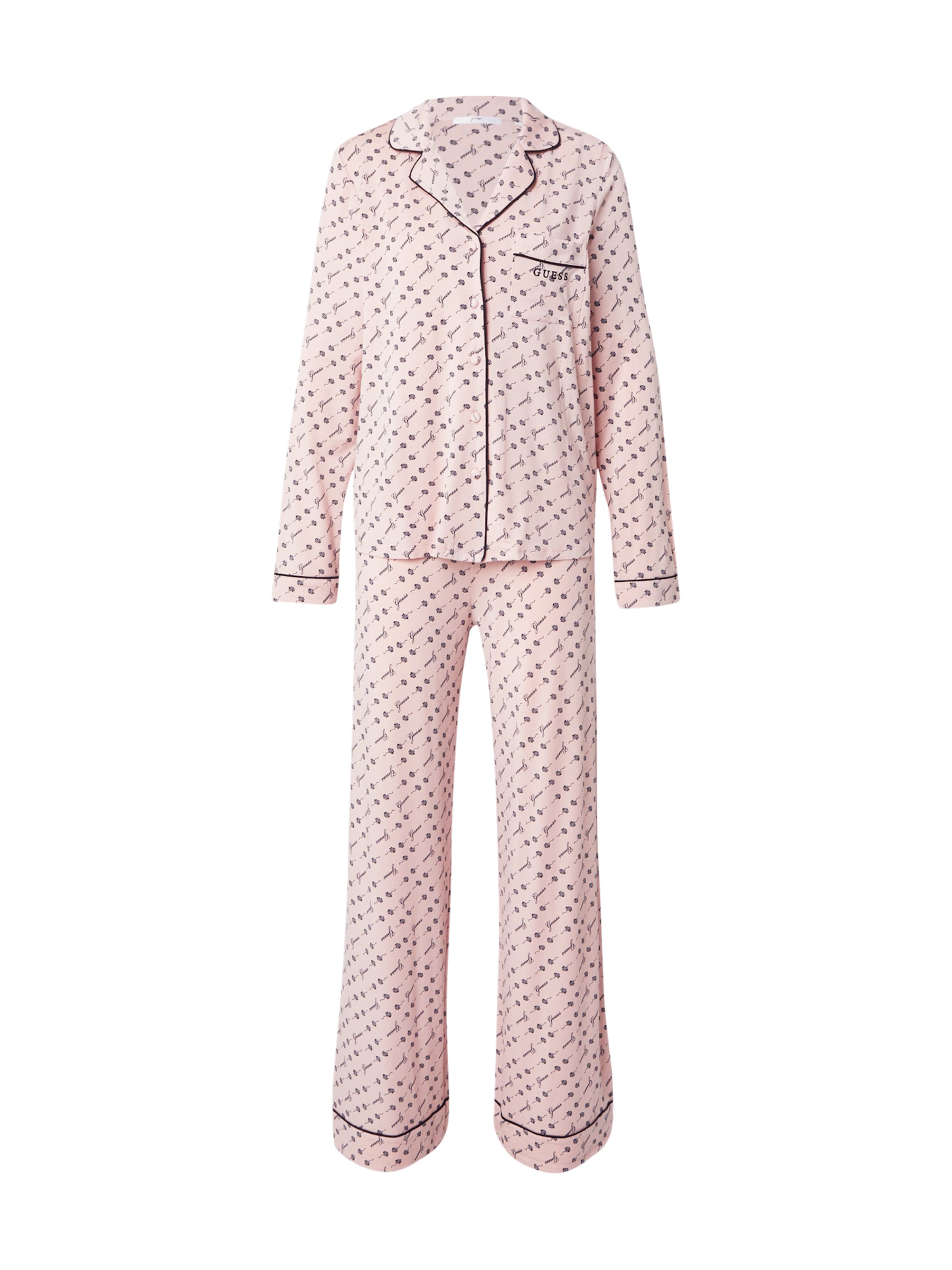 GUESS Pizsama 'SASHA' - rózsaszín: elől
