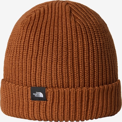 Megzta kepurė iš THE NORTH FACE, spalva – ruda (konjako), Prekių apžvalga