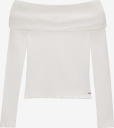 Pull&Bear Shirt in de kleur Wit, Productweergave