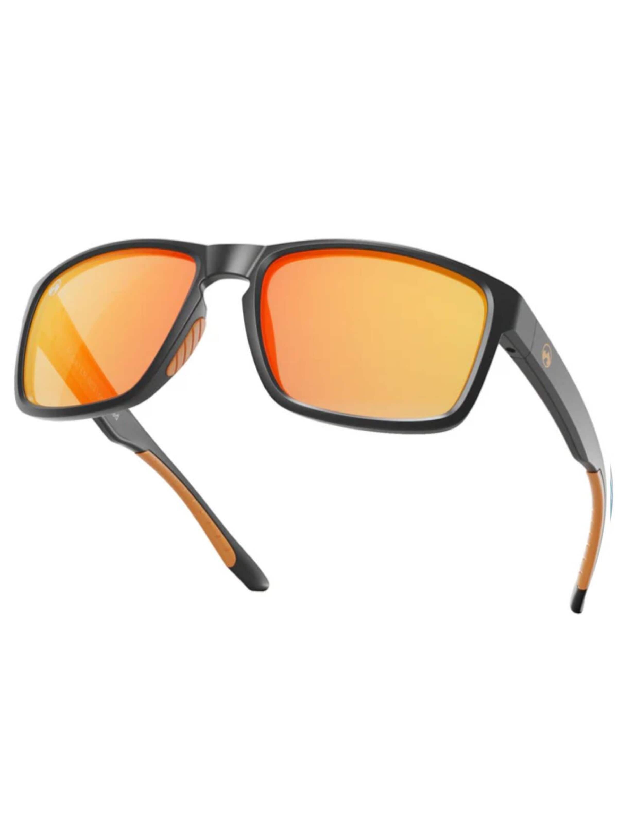 Lunettes de soleil sport 'MowMow Floater Sunglasses - Sports Glasses - Cycling Glasses - Floating Sunglasses - Polarized - Men - Women' Mowmow en orange : devant