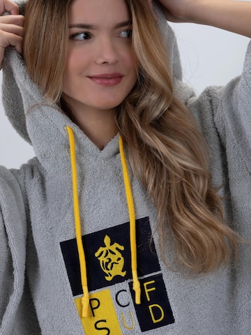 Pacifique Sud Athletic Robe 'Surf' in Grey