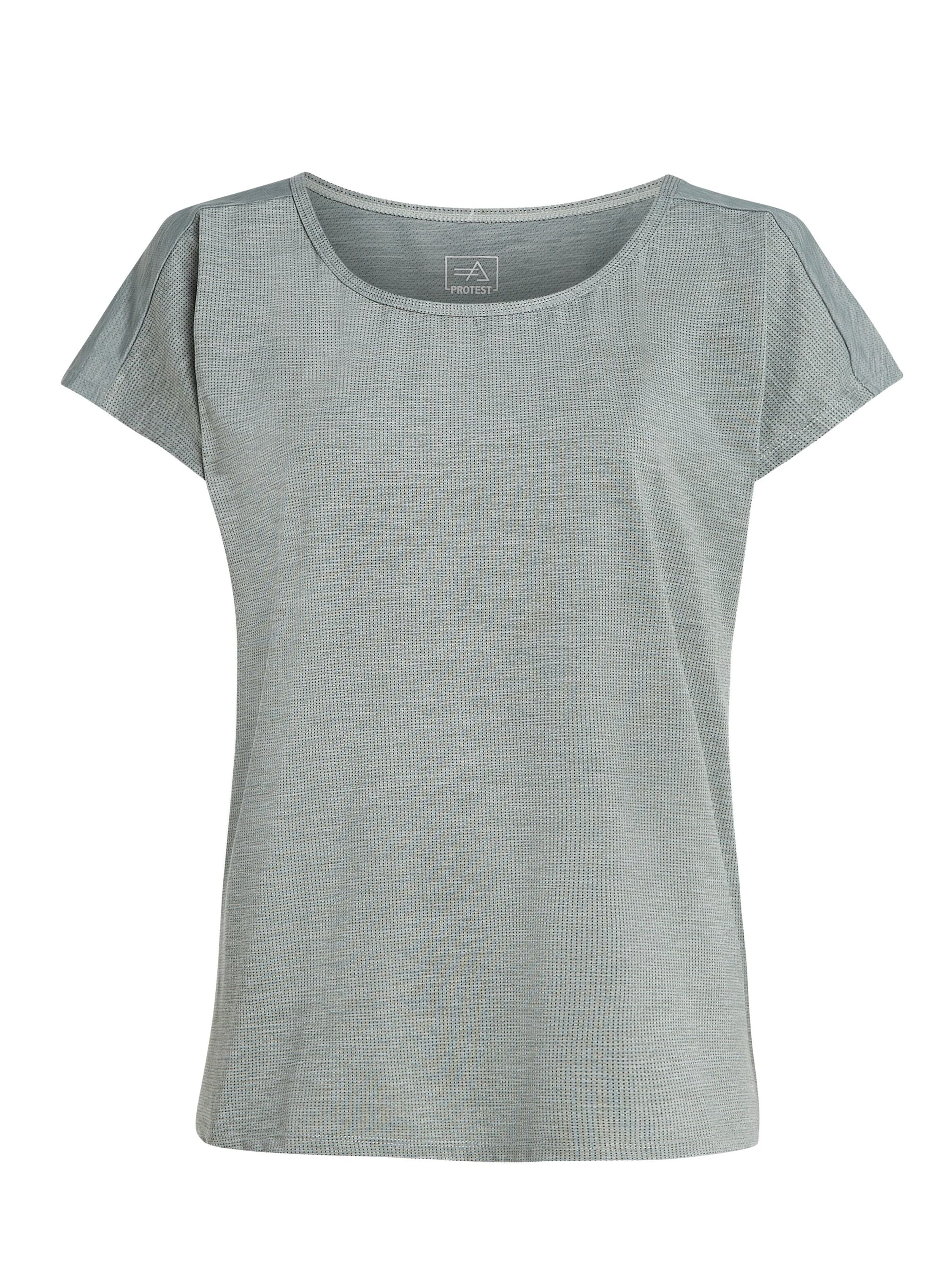 PROTEST Shirt in Groen: voorkant