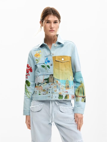 Desigual Kurtka przejściowa 'Amalfi' w kolorze niebieski: przód