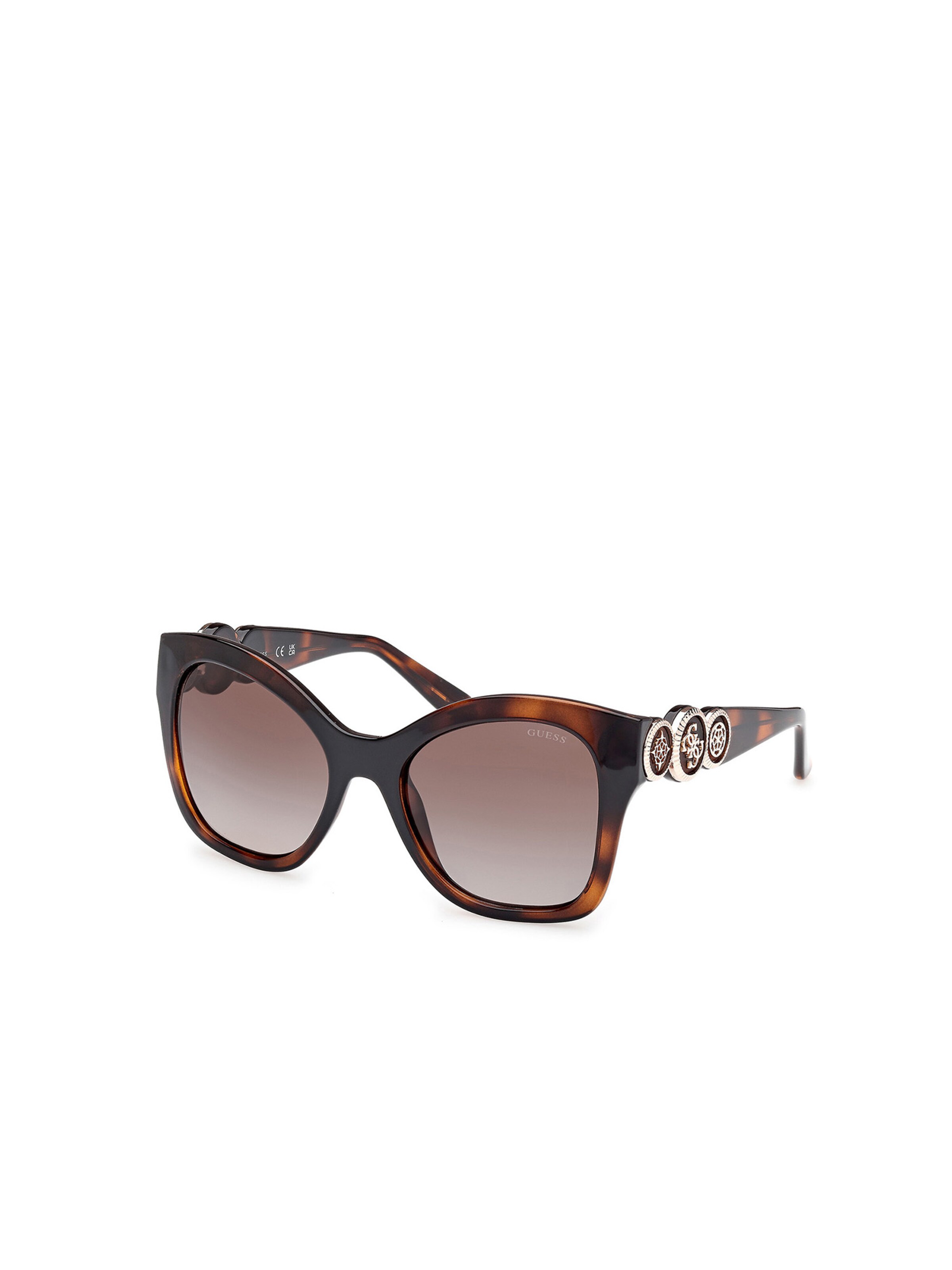 Occhiali da sole di GUESS in marrone: frontale