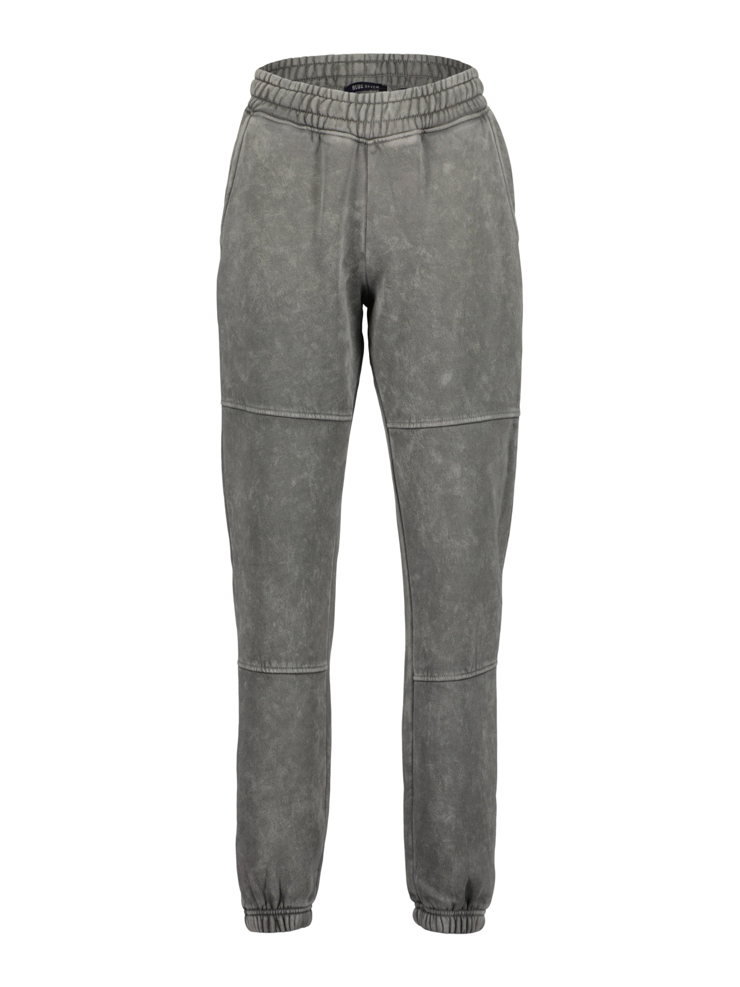 Effilé Pantalon BLUE SEVEN en gris : devant