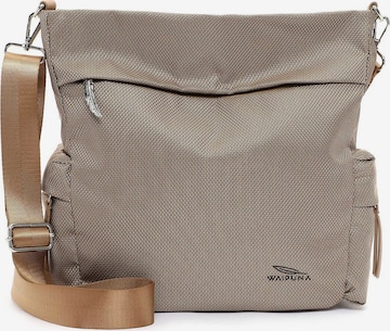 Waipuna Crossbody Bag ' Kanalana ' in Brown: front