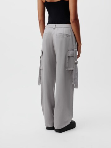 LeGer by Lena Gercke Loose fit Cargo trousers 'Eve' in Grey