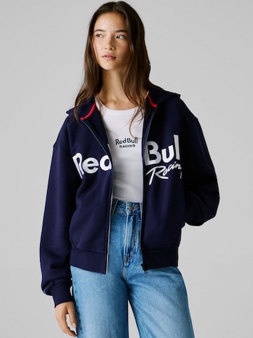 Red Bull Racing x Pepe Jeans Sweatvest in Blauw: voorkant