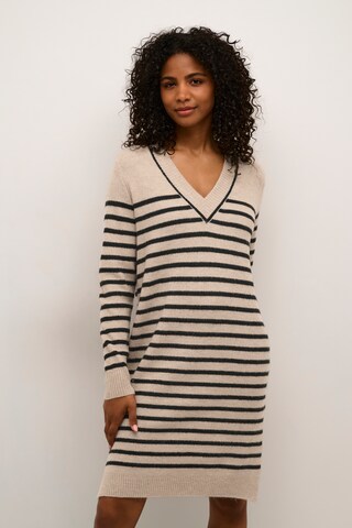 Kaffe Jurk 'Juno' in Beige: voorkant