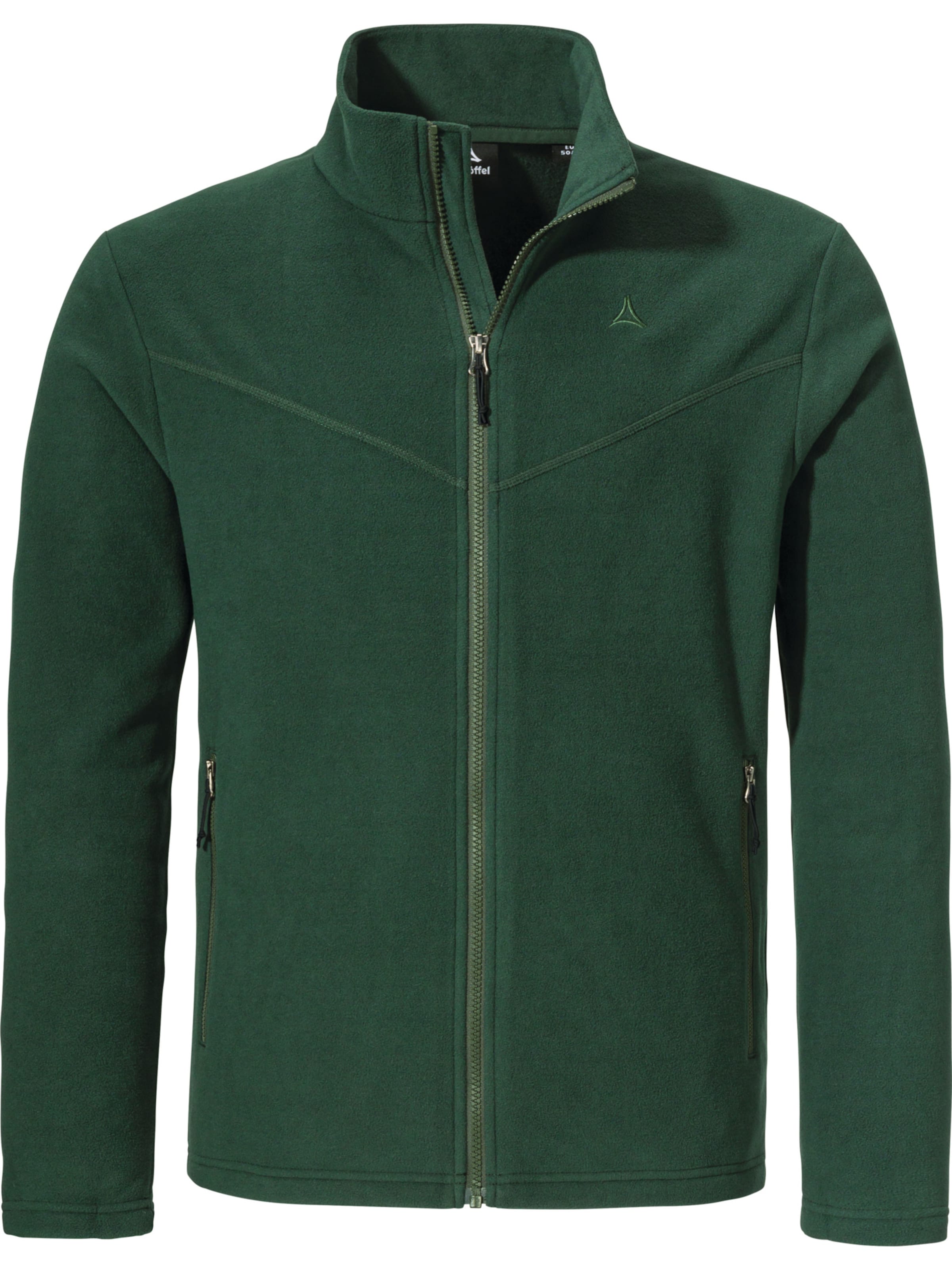 Schöffel Fleecejacke 'Hiking Fleece Jk Style Qutang' in Grün: Vorderseite