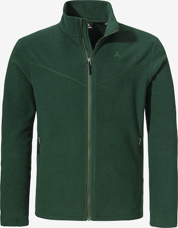 Veste en polaire fonctionnelle 'Hiking Fleece Jk Style Qutang' Schöffel en vert : devant