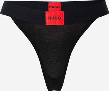 HUGO - Tanga em preto: frente