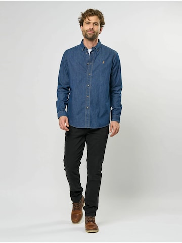 MCS Regular fit Overhemd 'Tim' in Blauw