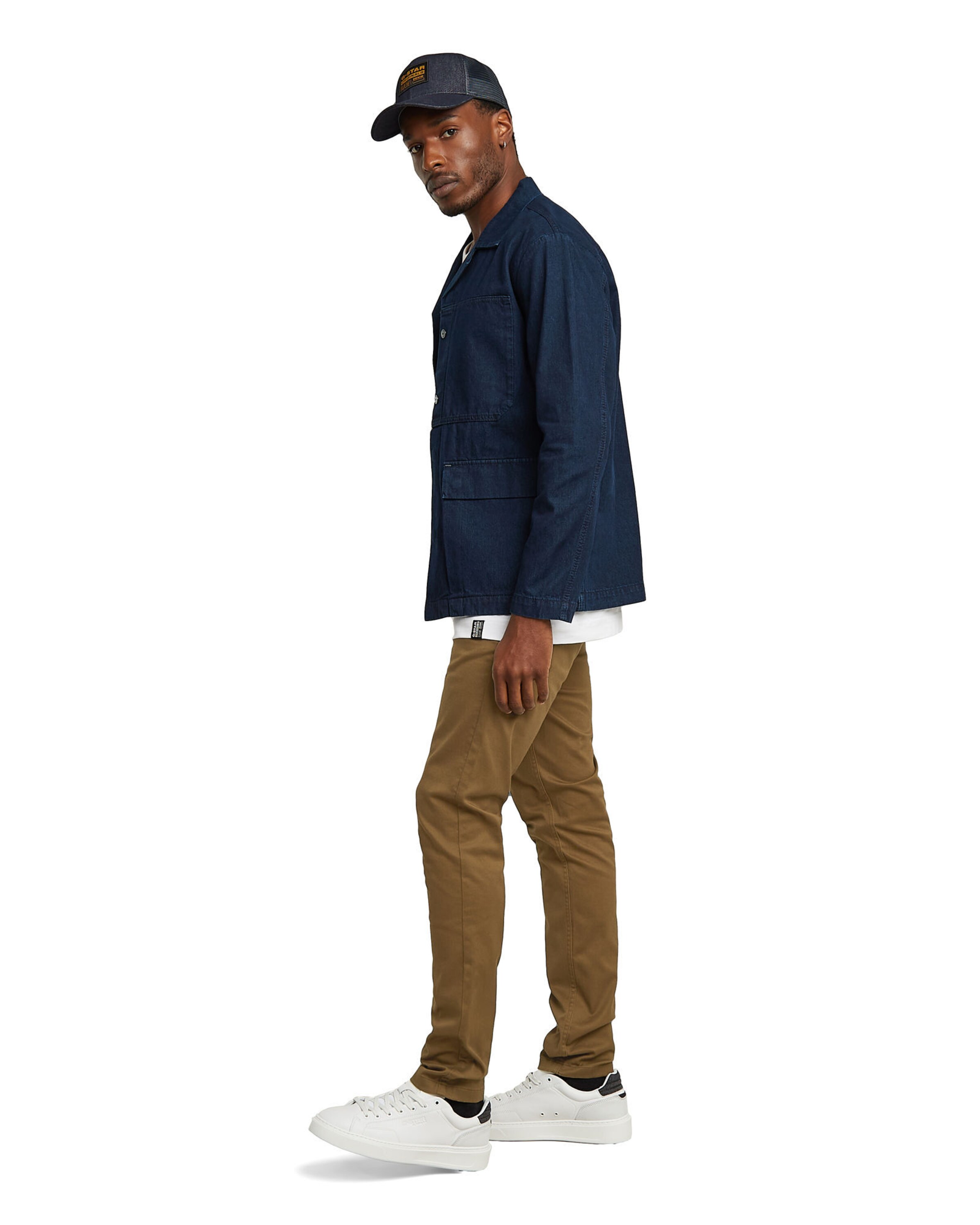G-STAR Skinny Chino Pants in Brown
