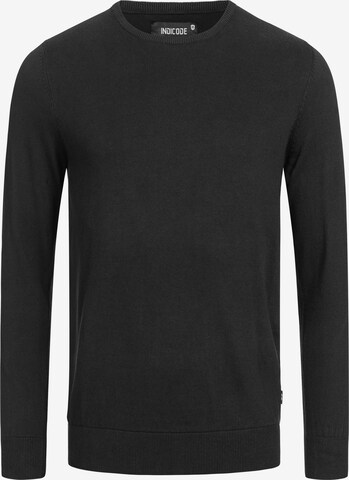 INDICODE JEANS Sweater 'Benjamin' in Black: front