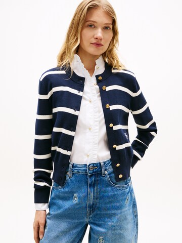 TOMMY HILFIGER Knit cardigan in Blue: front