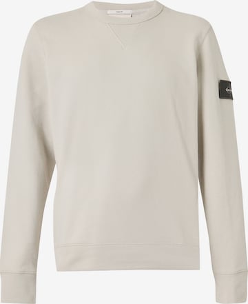 Bluză de molton de la Calvin Klein Jeans pe alb: față