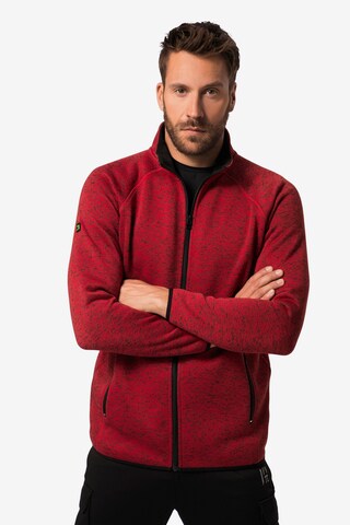 JAY-PI Fleece Jacket in Red: front