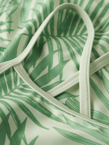 Bustieră Costum de baie două piese 'NKFZIZLA' de la NAME IT pe verde