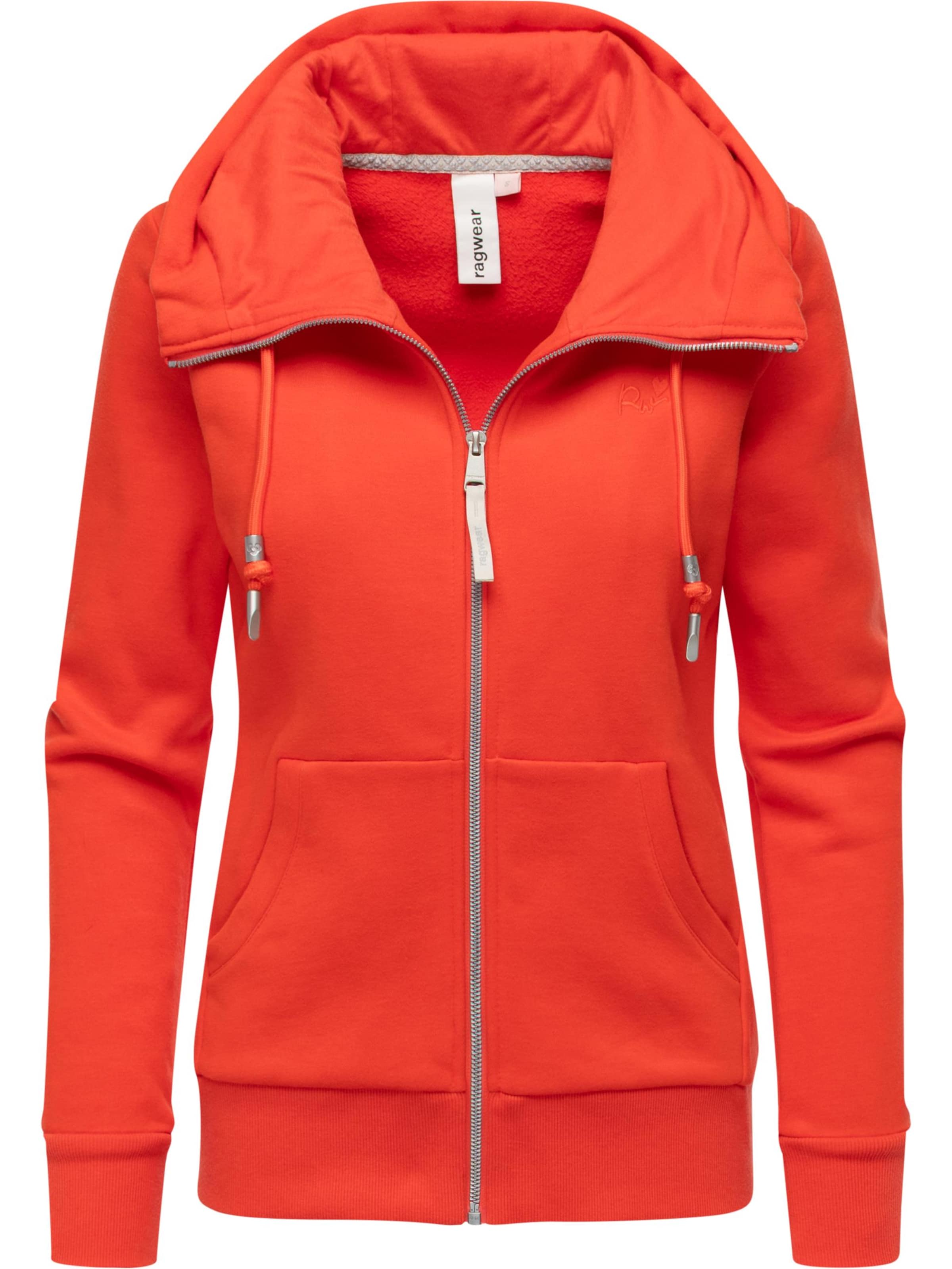 Ragwear Sweatjacke 'Neskia' in Rot: Vorderseite