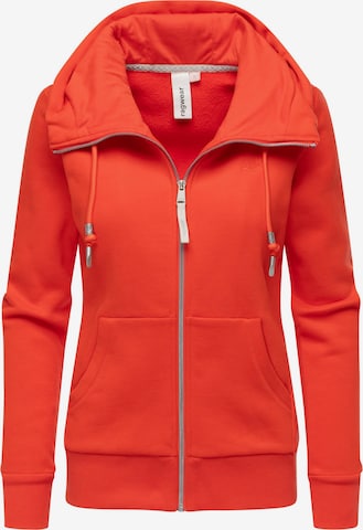 Veste de survêtement 'Neskia' Ragwear en rouge : devant